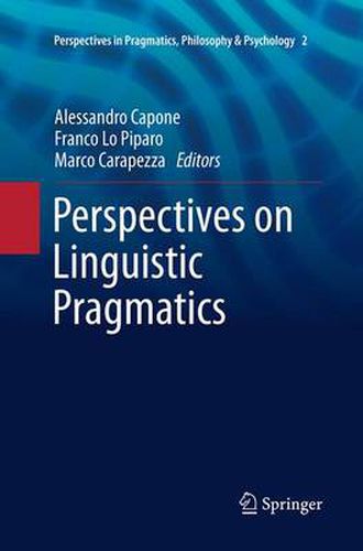 Cover image for Perspectives on Linguistic Pragmatics