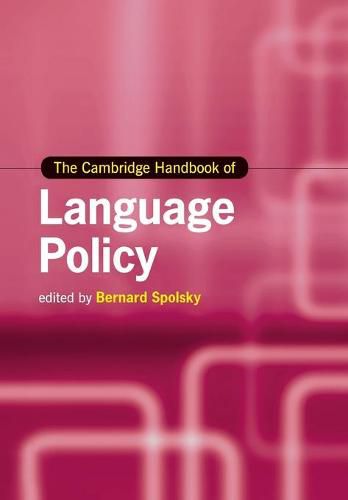 Cover image for The Cambridge Handbook of Language Policy