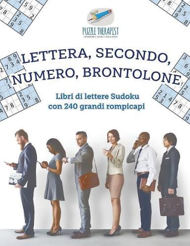 Lettera, secondo, numero, brontolone Libri di lettere Sudoku con 240 grandi rompicapi