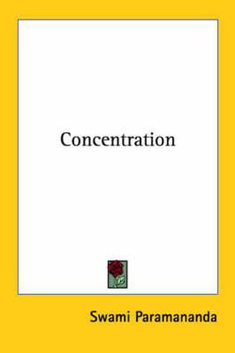 Cover image for Concentration