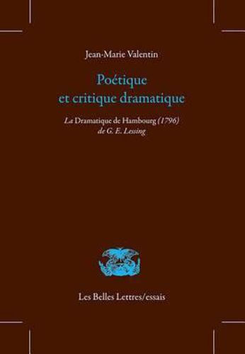 Cover image for Poetique Et Critique Dramatique