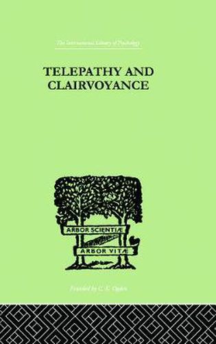 Cover image for Telepathy and Clairvoyance