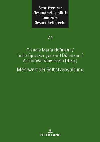 Cover image for Mehrwert Der Selbstverwaltung