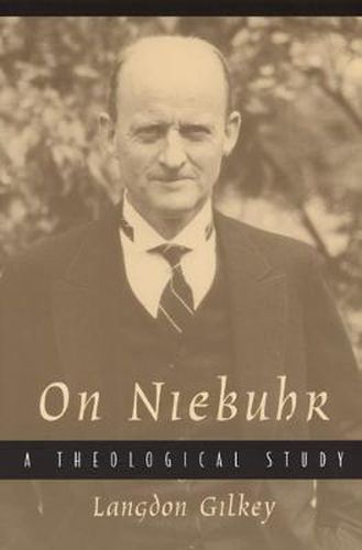 Cover image for On Niebuhr: A Theological Study