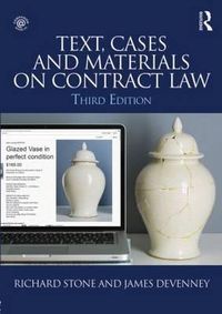 Cover image for Text, Cases and Materials on Contract Law