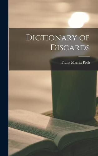 Cover image for Dictionary of Discards