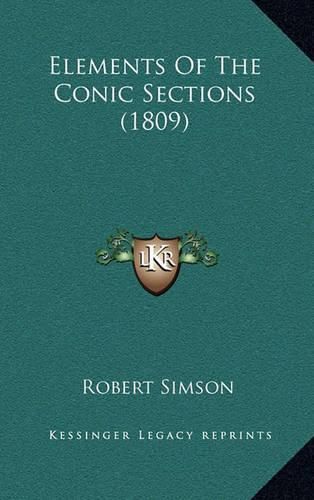 Cover image for Elements of the Conic Sections (1809)