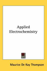 Cover image for Applied Electrochemistry