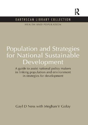 Cover image for Population and Strategies for National Sustainable Development: Population and Strategies for National Sustainable Development