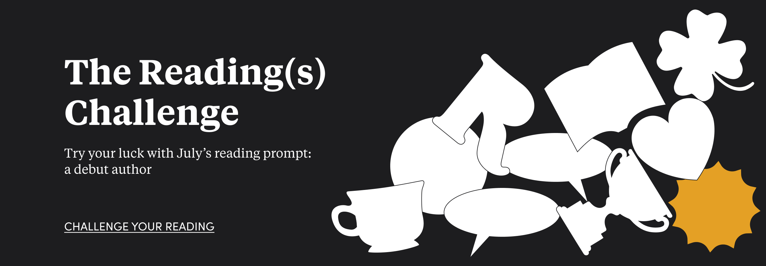 The Reading(s) Challenge - discover this month's prompt!