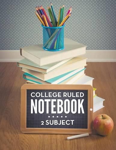 Cover image for College Ruled Notebook - 2 Subject