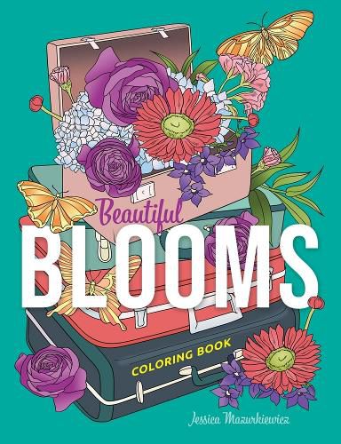 Cover image for Beautiful Blooms Coloring Book