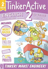 Cover image for TinkerActive Workbooks: 2nd Grade English Language Arts
