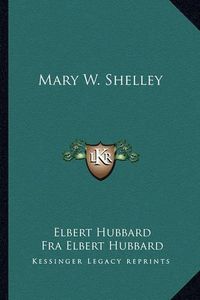 Cover image for Mary W. Shelley