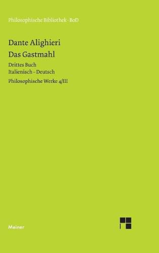 Cover image for Philosophische Werke / Das Gastmahl. Drittes Buch