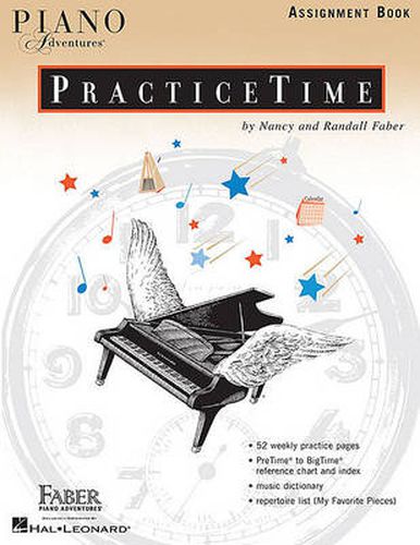Cover image for Piano Adventures PracticeTime Assignment Book