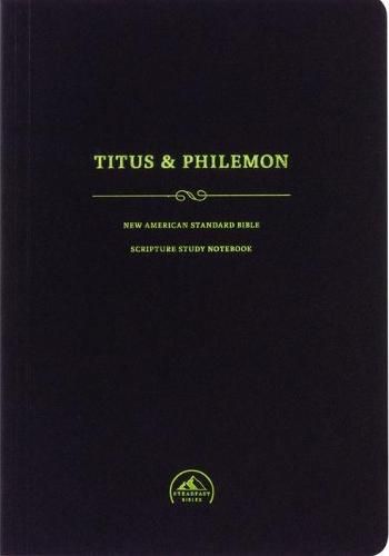 Cover image for NASB Scripture Study Notebook: Titus & Philemon