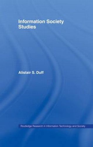 Cover image for Information Society Studies