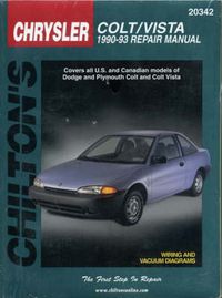 Cover image for Dodge Colt and Colt Vista, 1990-93