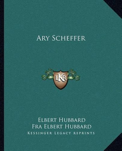 Cover image for Ary Scheffer