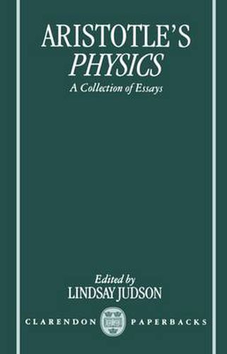 Cover image for Aristotle's  Physics: A Collection of Essays