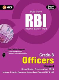 Cover image for Rbi 2019 Grade B Officers Ph I Guide