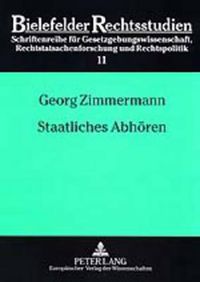 Cover image for Staatliches Abhoeren