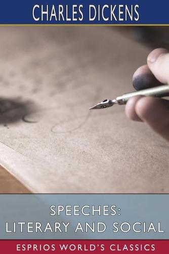 Cover image for Speeches: Literary and Social (Esprios Classics)