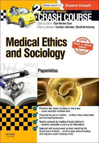 Cover image for Crash Course Medical Ethics and Sociology Updated Print + eBook edition