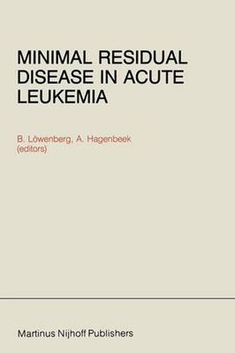 Cover image for Minimal Residual Disease in Acute Leukemia