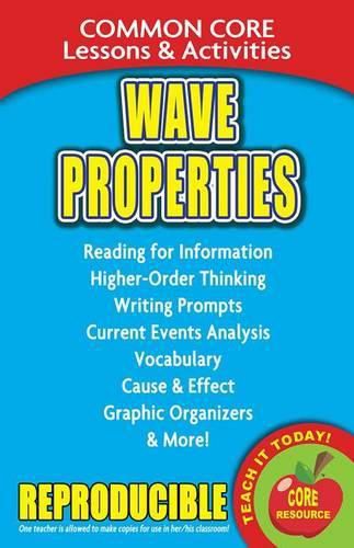 Cover image for Wave Properties: Common Core Lessons & Activities