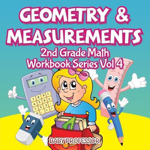 Cover image for Geometry & Measurements 2nd Grade Math Workbook Series Vol 4