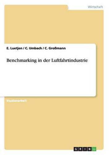Cover image for Benchmarking in der Luftfahrtindustrie