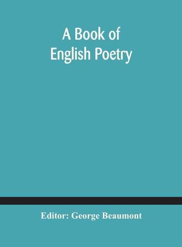 A Book of English Poetry