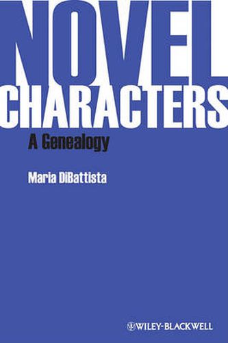 Cover image for Novel Characters: A Genealogy