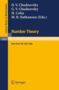 Cover image for Number Theory: A Seminar held at the Graduate School and University Center of the City University of New York 1982