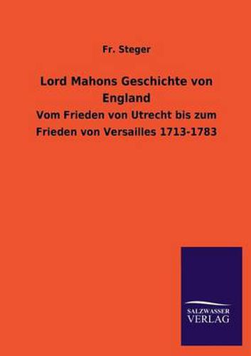 Cover image for Lord Mahons Geschichte von England