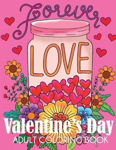 Cover image for Valentine's Day Adult Coloring Book