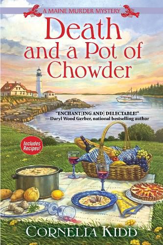Cover image for Death And A Pot Of Chowder: A Maine Murder Mystery