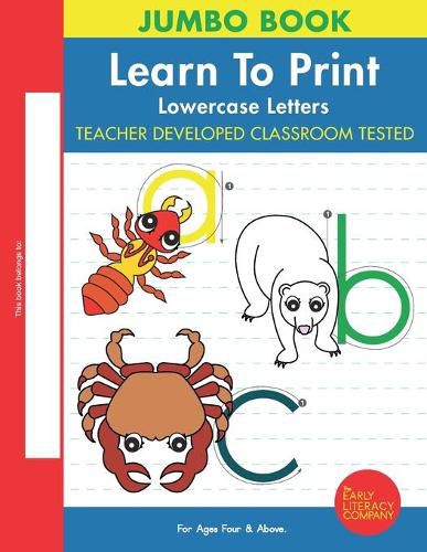 Cover image for Learn To Print: Lowercase Letters