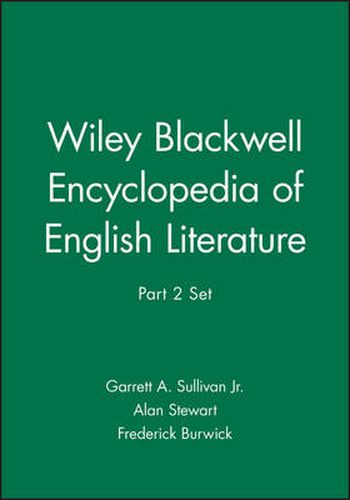 Cover image for Wiley-Blackwell Encyclopedia of English Literature