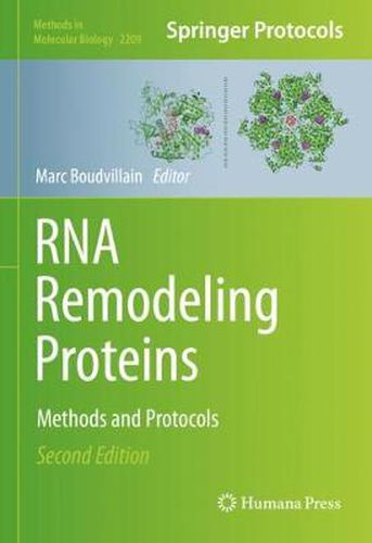 Cover image for RNA Remodeling Proteins: Methods and Protocols