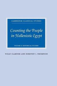 Cover image for Counting the People in Hellenistic Egypt: Volume 2, Historical Studies