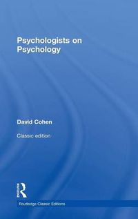 Cover image for Psychologists on Psychology (Classic Edition)