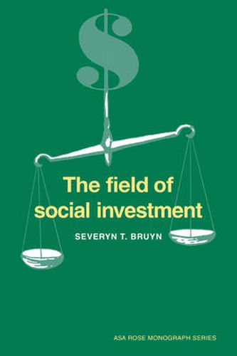 Cover image for The Field of Social Investment