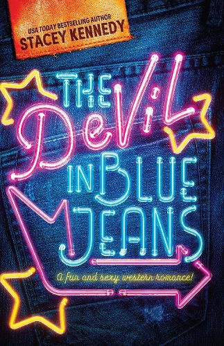 Cover image for The Devil in Blue Jeans [Large Print]