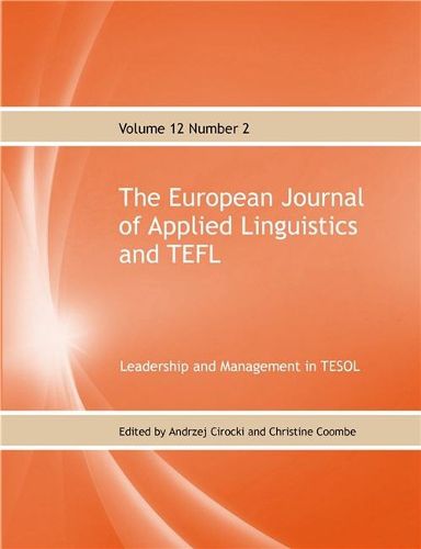 Cover image for The European Journal of Applied Linguistics and TEFL