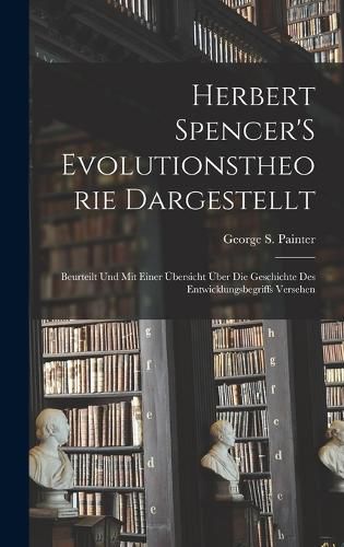 Cover image for Herbert Spencer'S Evolutionstheorie Dargestellt