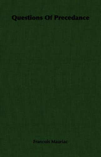 Cover image for Questions of Precedance