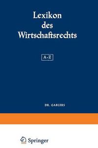 Cover image for Lexikon Des Wirtschaftsrechts: A-Z